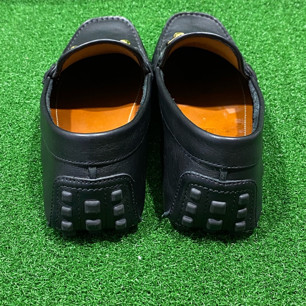 GUCCI Driver Men's Black Leather Sz 8.5 Men’s - Picture 3 of 6